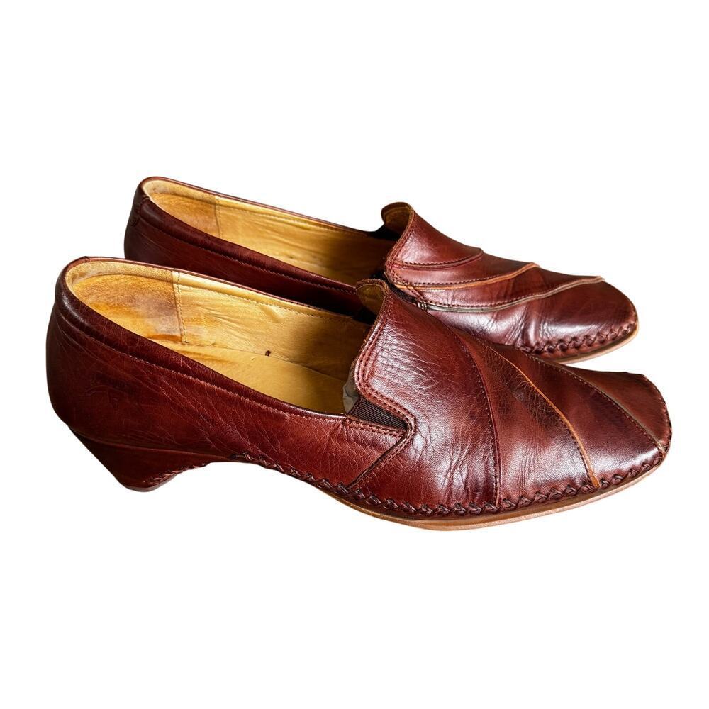 Pikolinos Gandia Women's Brown Leather Slip-On Loafers Size EU 39/ US 8.5-9 - Picture 2 of 7
